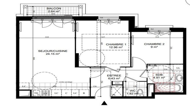 Ma-Cabane - Vente Appartement PUISEUX EN FRANCE, 59 m²