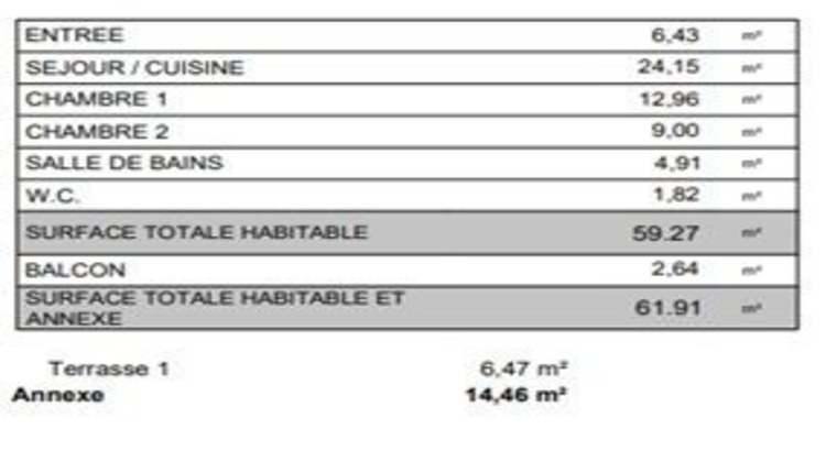 Ma-Cabane - Vente Appartement PUISEUX EN FRANCE, 59 m²
