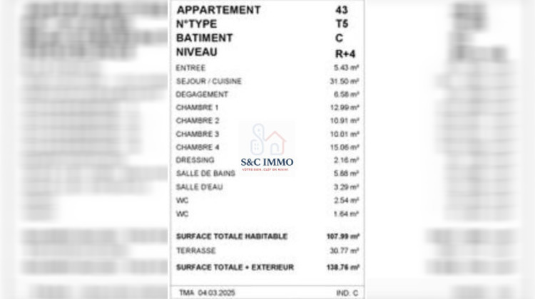 Ma-Cabane - Vente Appartement Puteaux (), 107 m²