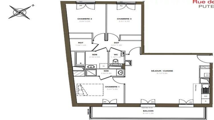 Ma-Cabane - Vente Appartement Puteaux, 94 m²