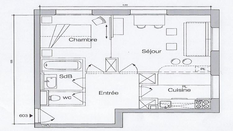 Ma-Cabane - Vente Appartement Puteaux, 39 m²