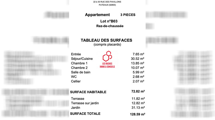 Ma-Cabane - Vente Appartement Puteaux, 72 m²