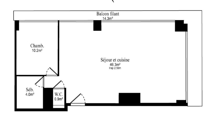 Ma-Cabane - Vente Appartement Puteaux, 61 m²