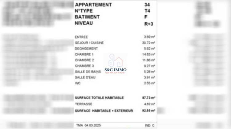 Ma-Cabane - Vente Appartement Puteaux, 87 m²