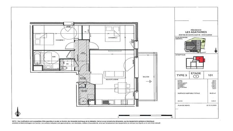 Ma-Cabane - Vente Appartement QUEIGE, 68 m²