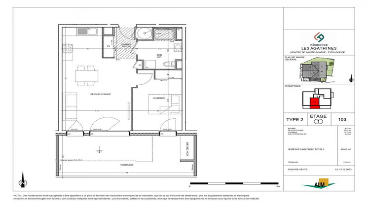 Ma-Cabane - Vente Appartement QUEIGE, 48 m²