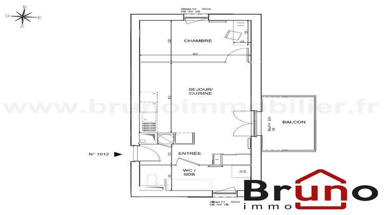 Ma-Cabane - Vente Appartement QUEND, 40 m²