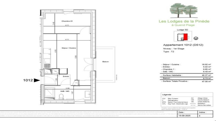Ma-Cabane - Vente Appartement QUEND, 40 m²
