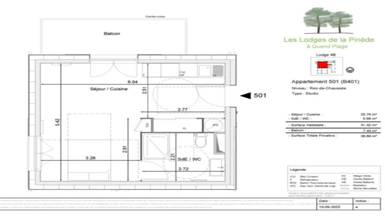 Ma-Cabane - Vente Appartement QUEND, 31 m²