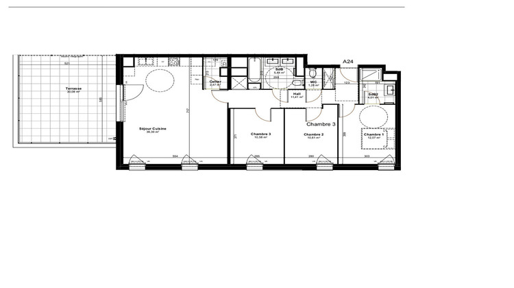 Ma-Cabane - Vente Appartement QUESNOY-SUR-DEULE, 94 m²