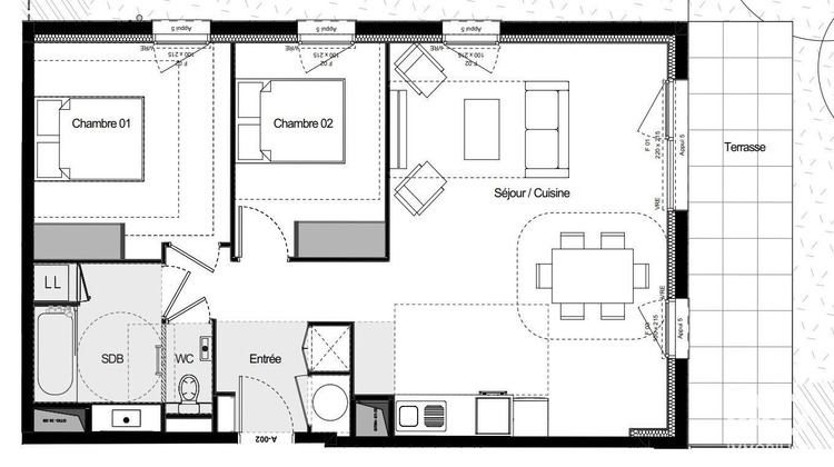 Ma-Cabane - Vente Appartement Quéven, 67 m²