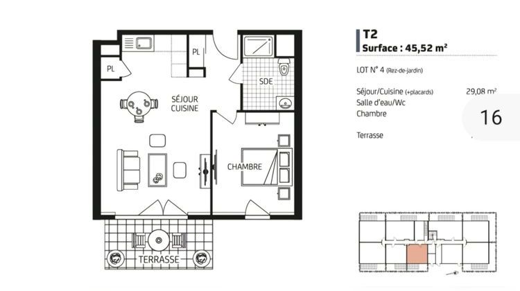 Ma-Cabane - Vente Appartement QUIMPER, 62 m²