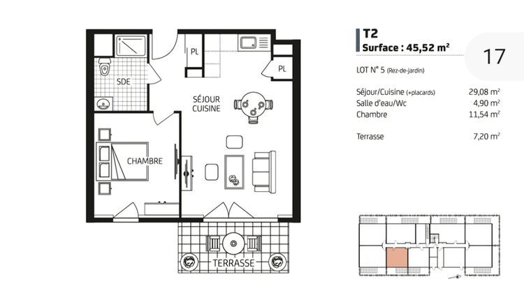 Ma-Cabane - Vente Appartement QUIMPER, 62 m²