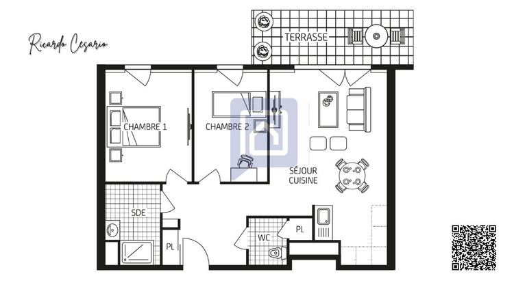 Ma-Cabane - Vente Appartement QUIMPER, 62 m²