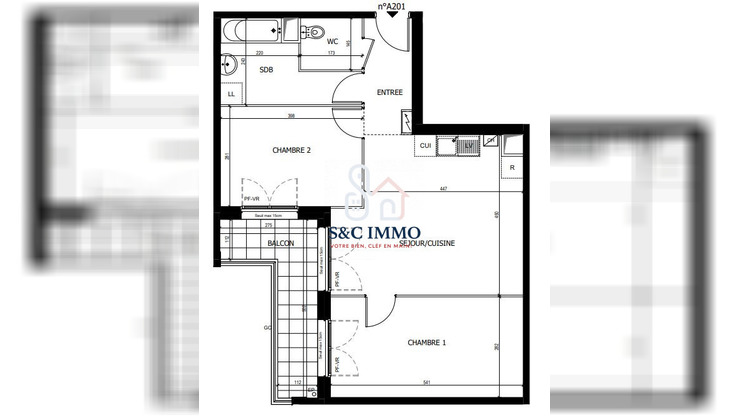 Ma-Cabane - Vente Appartement Quincy-sous-Sénart, 61 m²