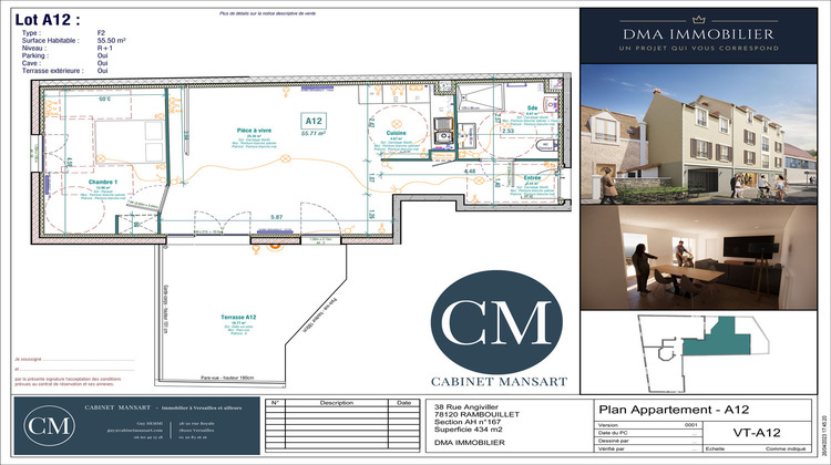 Ma-Cabane - Vente Appartement RAMBOUILLET, 55 m²