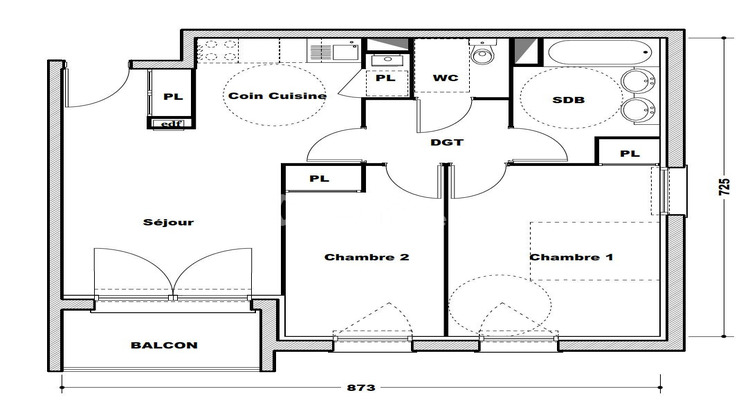 Ma-Cabane - Vente Appartement Rambouillet, 56 m²