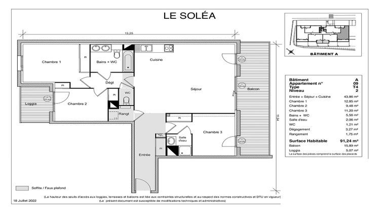 Ma-Cabane - Vente Appartement RAMONVILLE-SAINT-AGNE, 91 m²