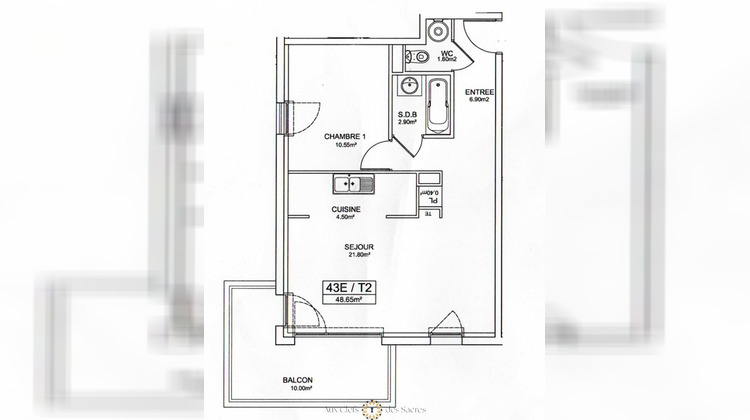 Ma-Cabane - Vente Appartement Reims, 48 m²