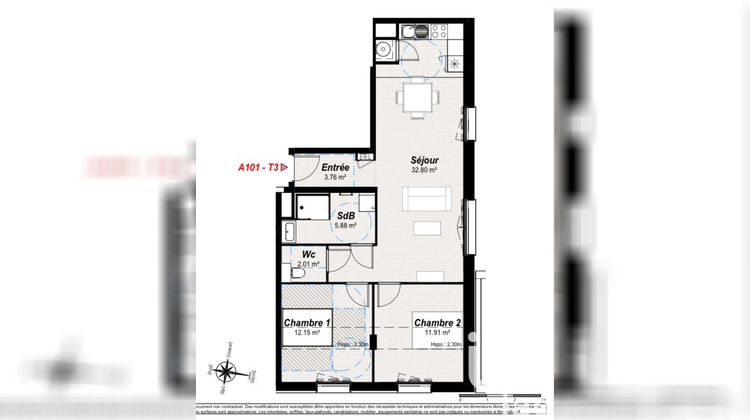 Ma-Cabane - Vente Appartement Reims, 69 m²