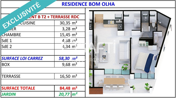 Ma-Cabane - Vente Appartement Remire-Montjoly, 84 m²