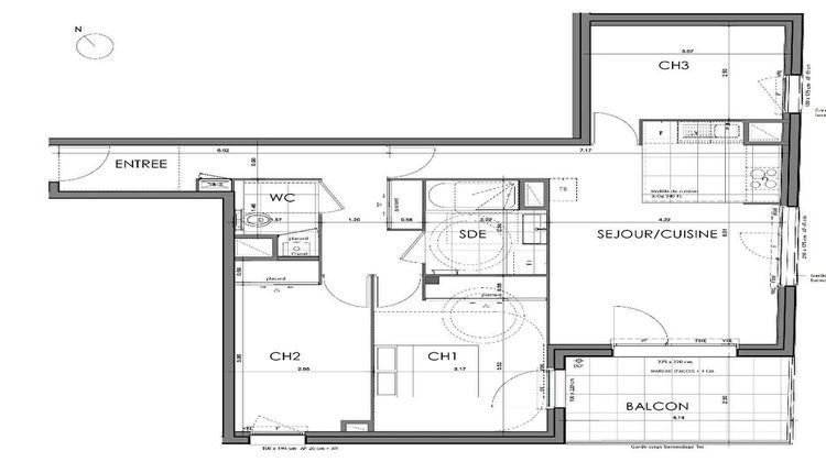 Ma-Cabane - Vente Appartement RENNES, 78 m²