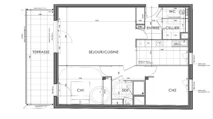 Ma-Cabane - Vente Appartement RENNES, 75 m²