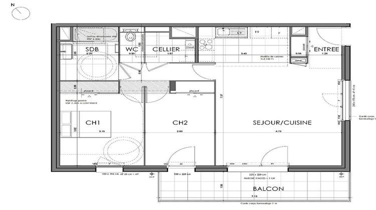 Ma-Cabane - Vente Appartement RENNES, 74 m²