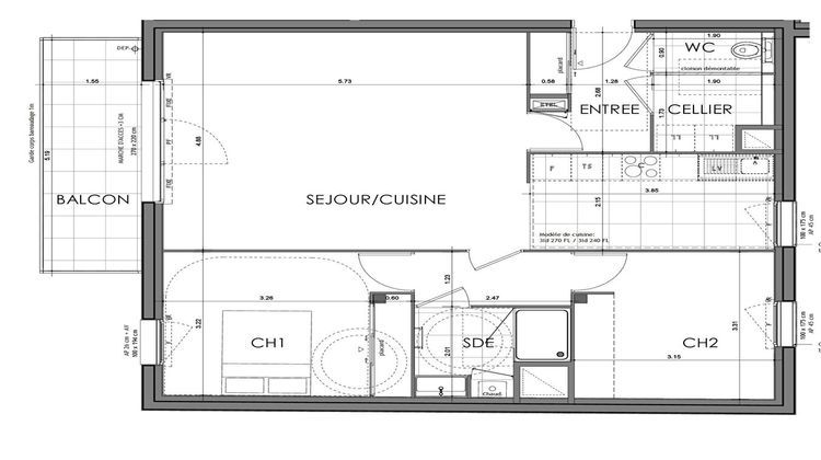 Ma-Cabane - Vente Appartement RENNES, 75 m²