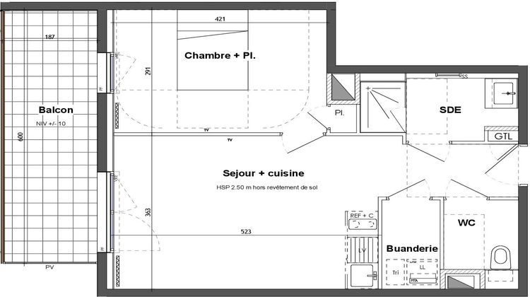 Ma-Cabane - Vente Appartement RENNES, 44 m²