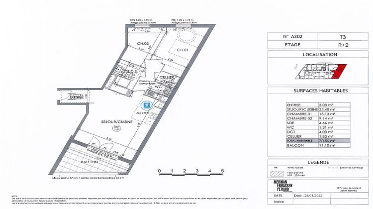 Ma-Cabane - Vente Appartement RENNES, 71 m²