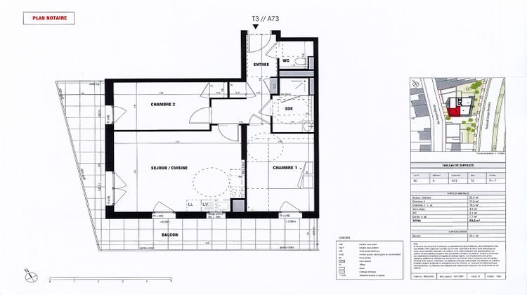 Ma-Cabane - Vente Appartement RENNES, 59 m²