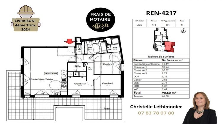 Ma-Cabane - Vente Appartement RENNES, 90 m²