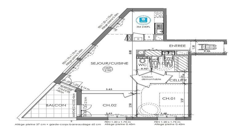 Ma-Cabane - Vente Appartement RENNES, 68 m²