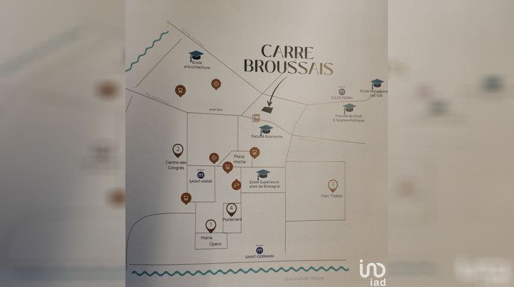 Ma-Cabane - Vente Appartement Rennes, 48 m²