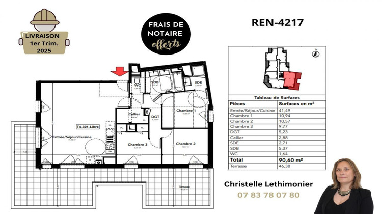 Ma-Cabane - Vente Appartement RENNES, 90 m²