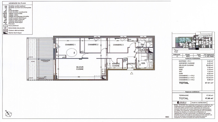 Ma-Cabane - Vente Appartement RENNES, 88 m²