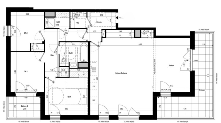 Ma-Cabane - Vente Appartement RENNES, 110 m²
