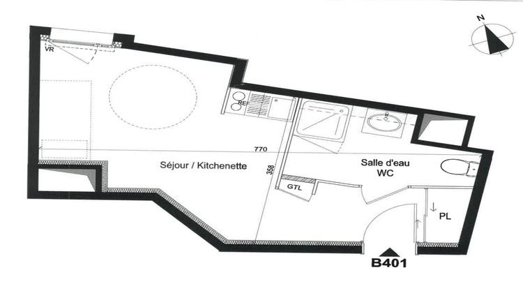 Ma-Cabane - Vente Appartement RENNES, 23 m²