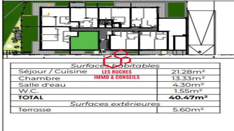 Ma-Cabane - Vente Appartement Rennes, 40 m²