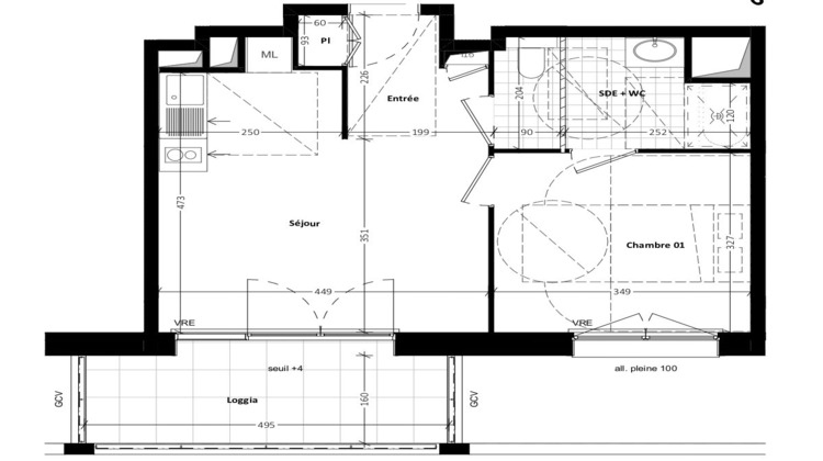 Ma-Cabane - Vente Appartement RENNES, 41 m²