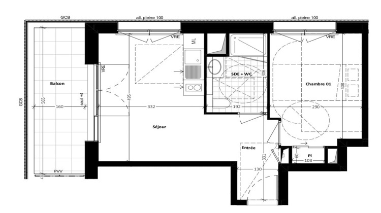 Ma-Cabane - Vente Appartement RENNES, 40 m²