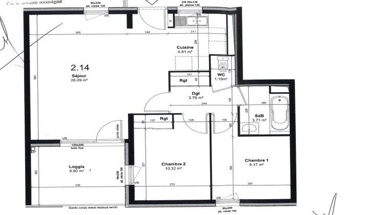 Ma-Cabane - Vente Appartement RENNES, 59 m²