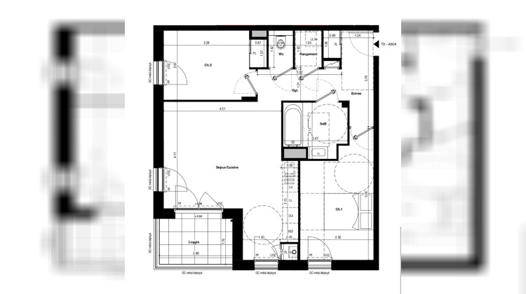 Ma-Cabane - Vente Appartement RENNES, 61 m²