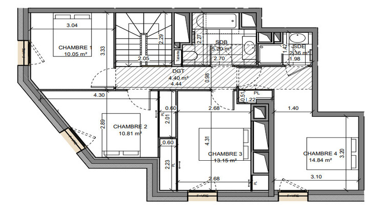 Ma-Cabane - Vente Appartement RENNES, 106 m²