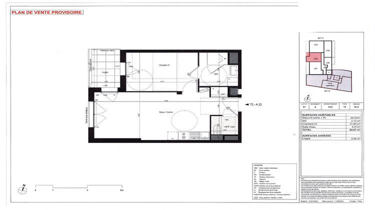 Ma-Cabane - Vente Appartement RENNES, 45 m²