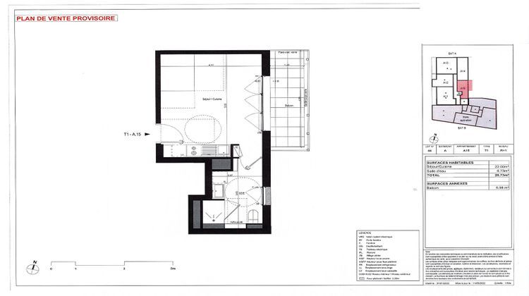 Ma-Cabane - Vente Appartement RENNES, 29 m²