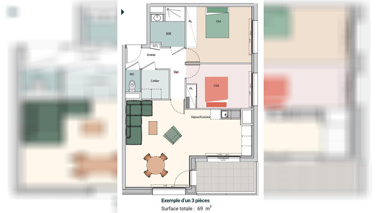 Ma-Cabane - Vente Appartement Retiers, 52 m²