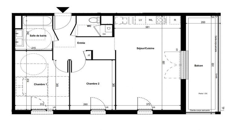 Ma-Cabane - Vente Appartement RILLIEUX LA PAPE, 60 m²