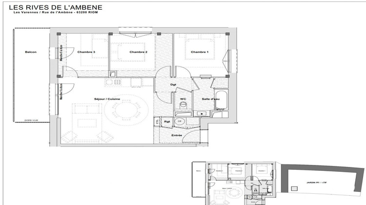 Ma-Cabane - Vente Appartement Riom, 71 m²